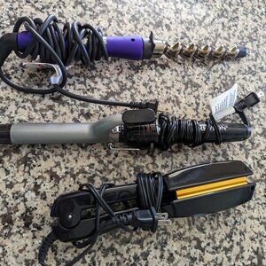 Hair Curler, Crimper, and Spiral Iron